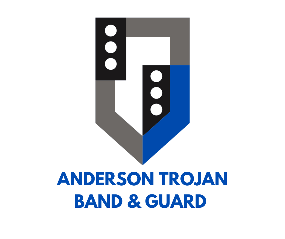 Anderson Trojans Band and Dance Guard Logo